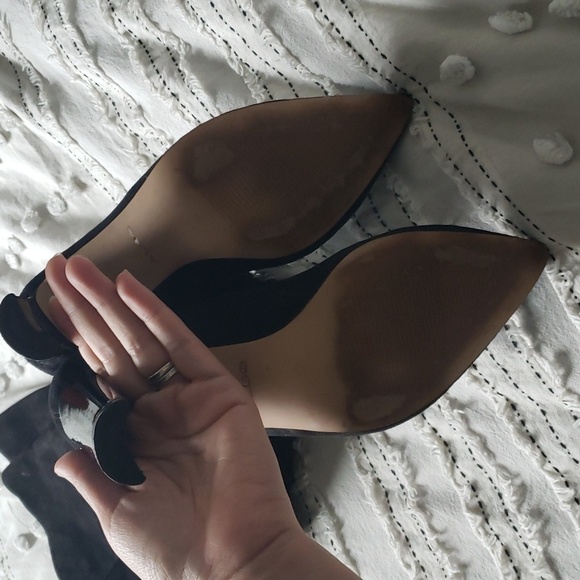 Aldo suede over the knee high boots black 8.5 - Picture 5 of 7